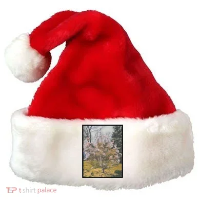 Cherry Blossoms Santa Hat