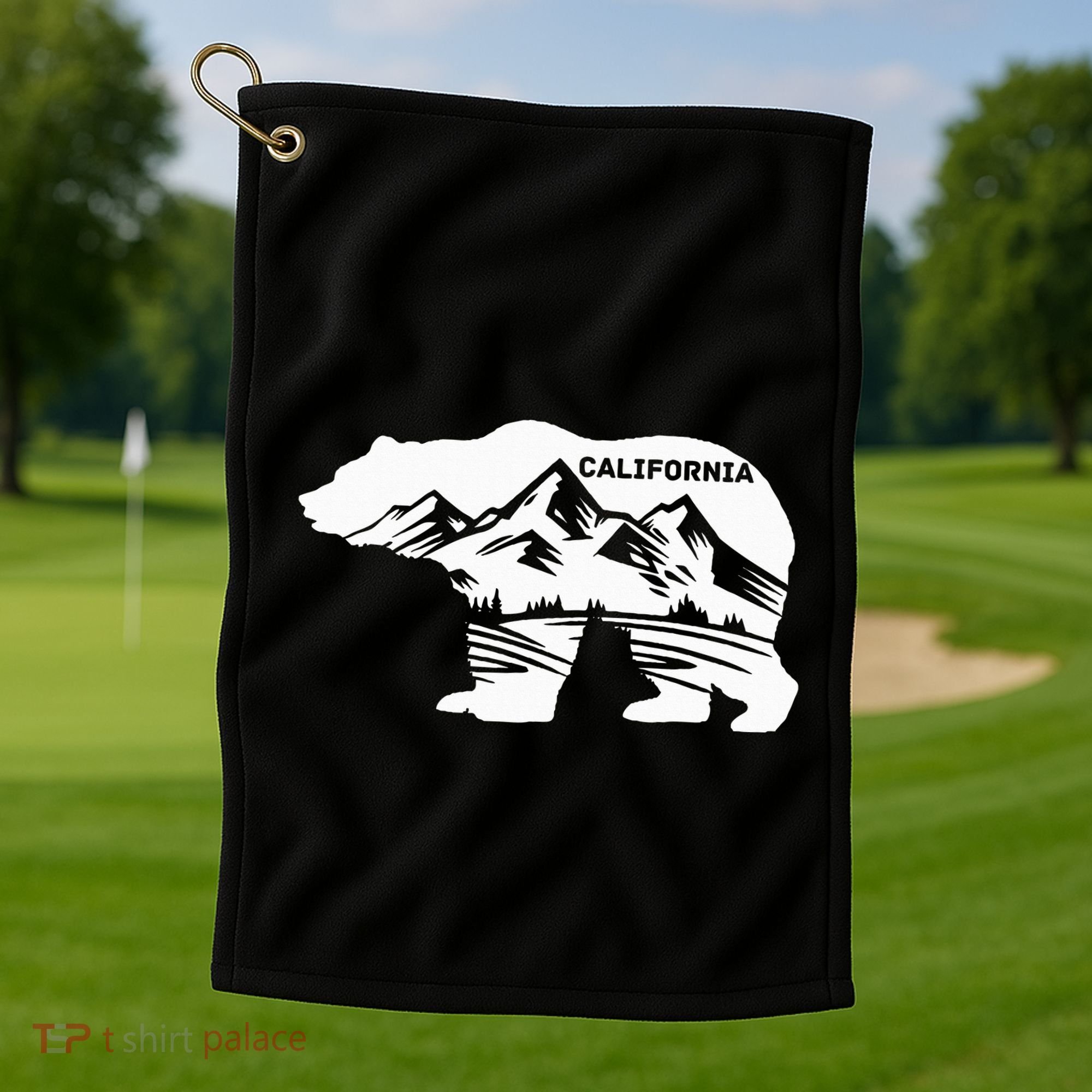California Bear California Republic Golf Towel