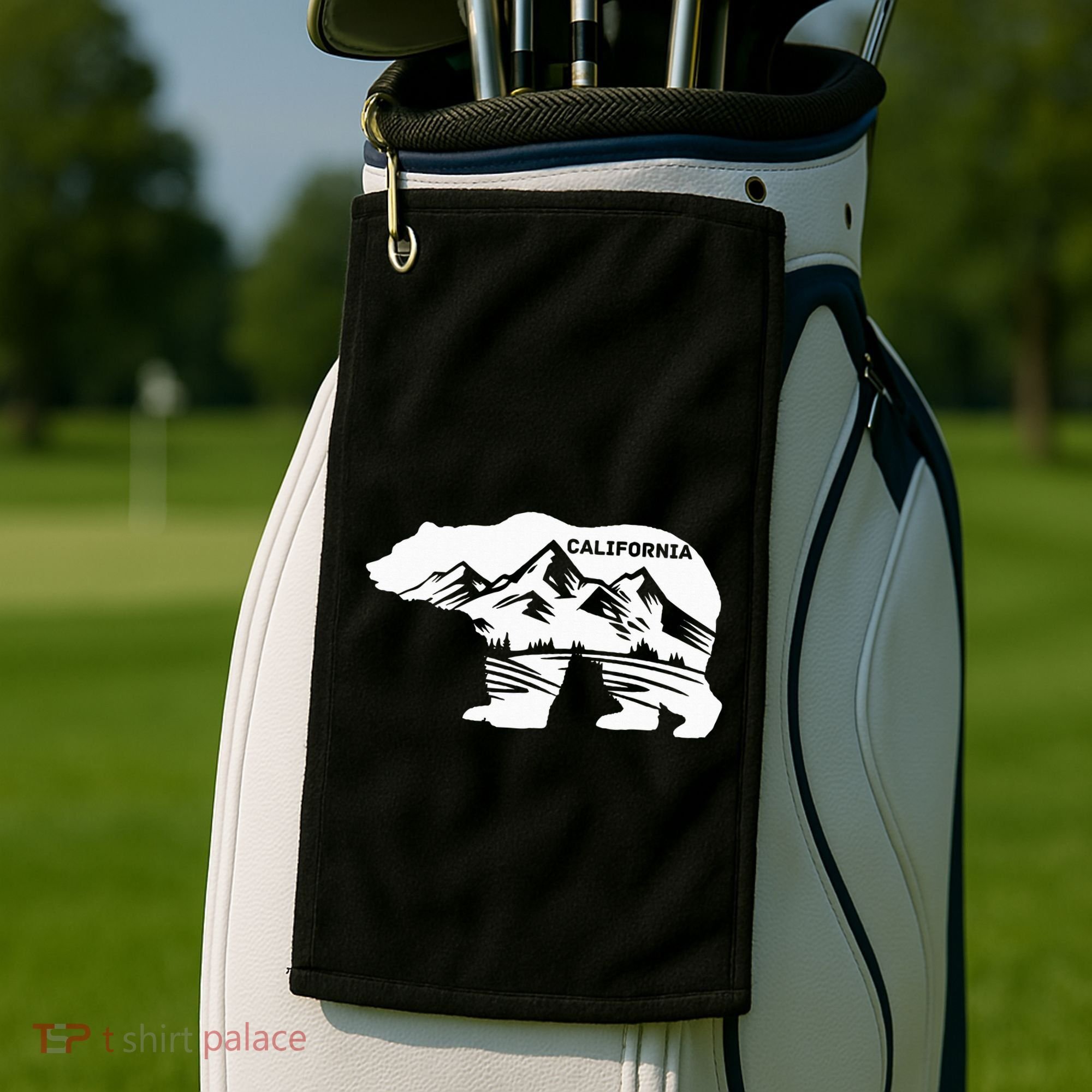 California Bear California Republic Golf Towel