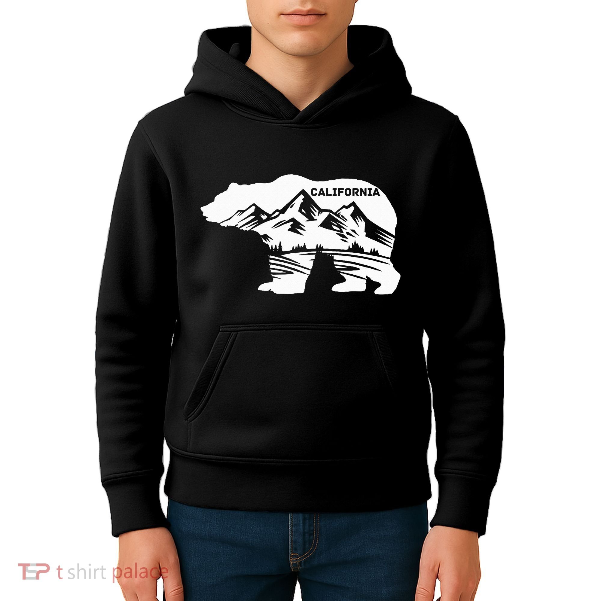 California Bear California Republic Kids Hoodie