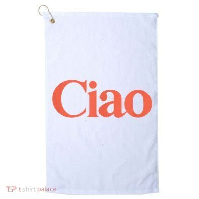 Ciao Bella Golf Towel