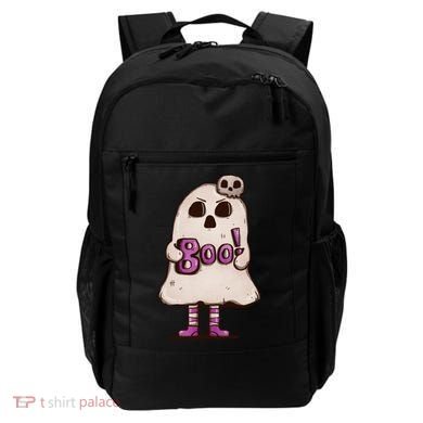 Cute Boo Creepy Scary Skull Skeleton Backpack