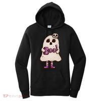 Cute Boo Creepy Scary Skull Skeleton Women's Hoodie thumb 0