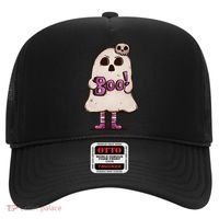 Cute Boo Creepy Scary Skull Skeleton Hat thumb 0