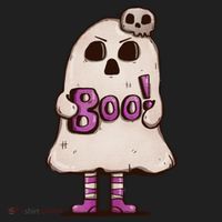 Cute Boo Creepy Scary Skull Skeleton Hat thumb 2