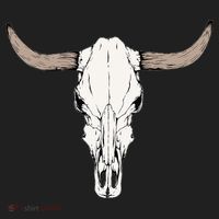 Cow Bull Cattle Skull Head Western Animal Beanie thumb 2