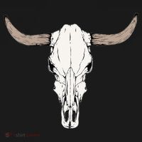Cow Bull Cattle Skull Head Western Animal Coaster thumb 2