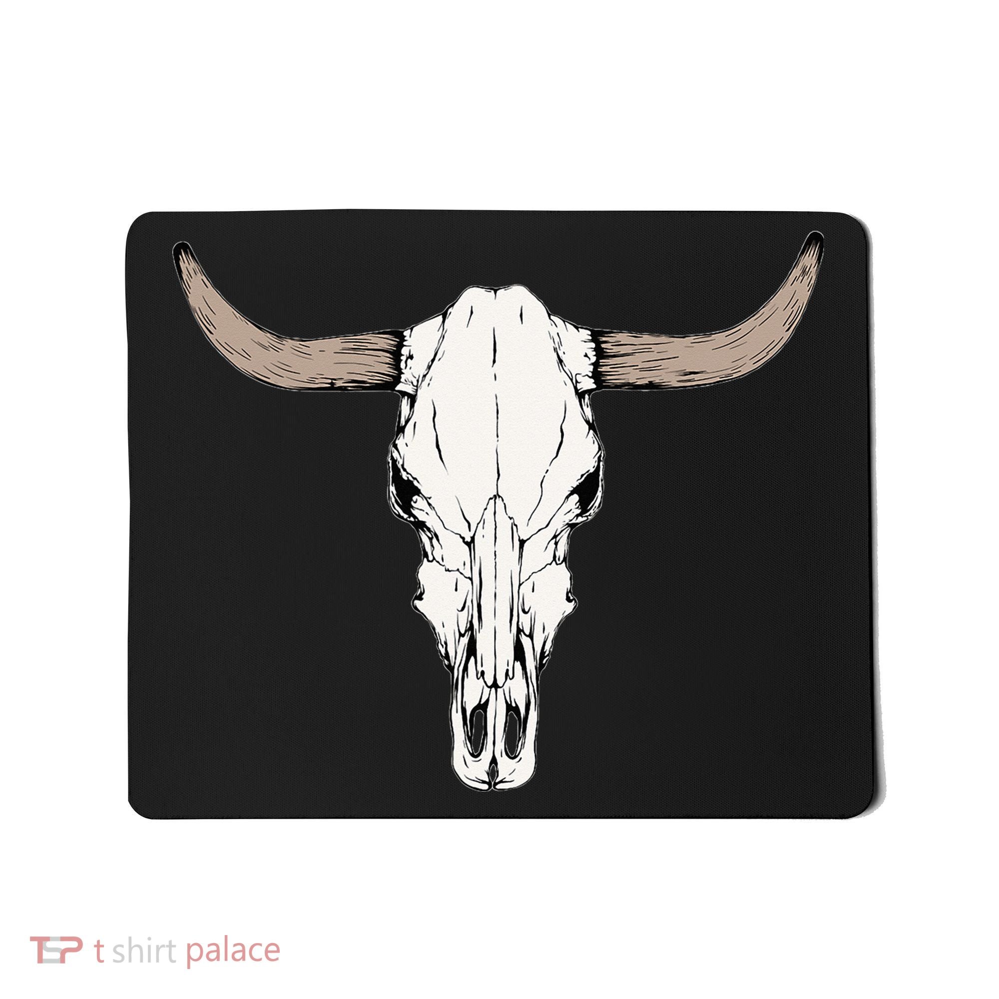 Cow Bull Cattle Skull Head Western Animal Mousepad
