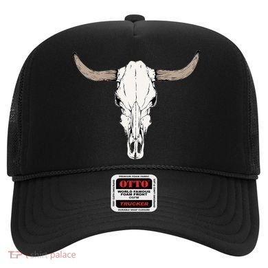 Cow Bull Cattle Skull Head Western Animal Hat