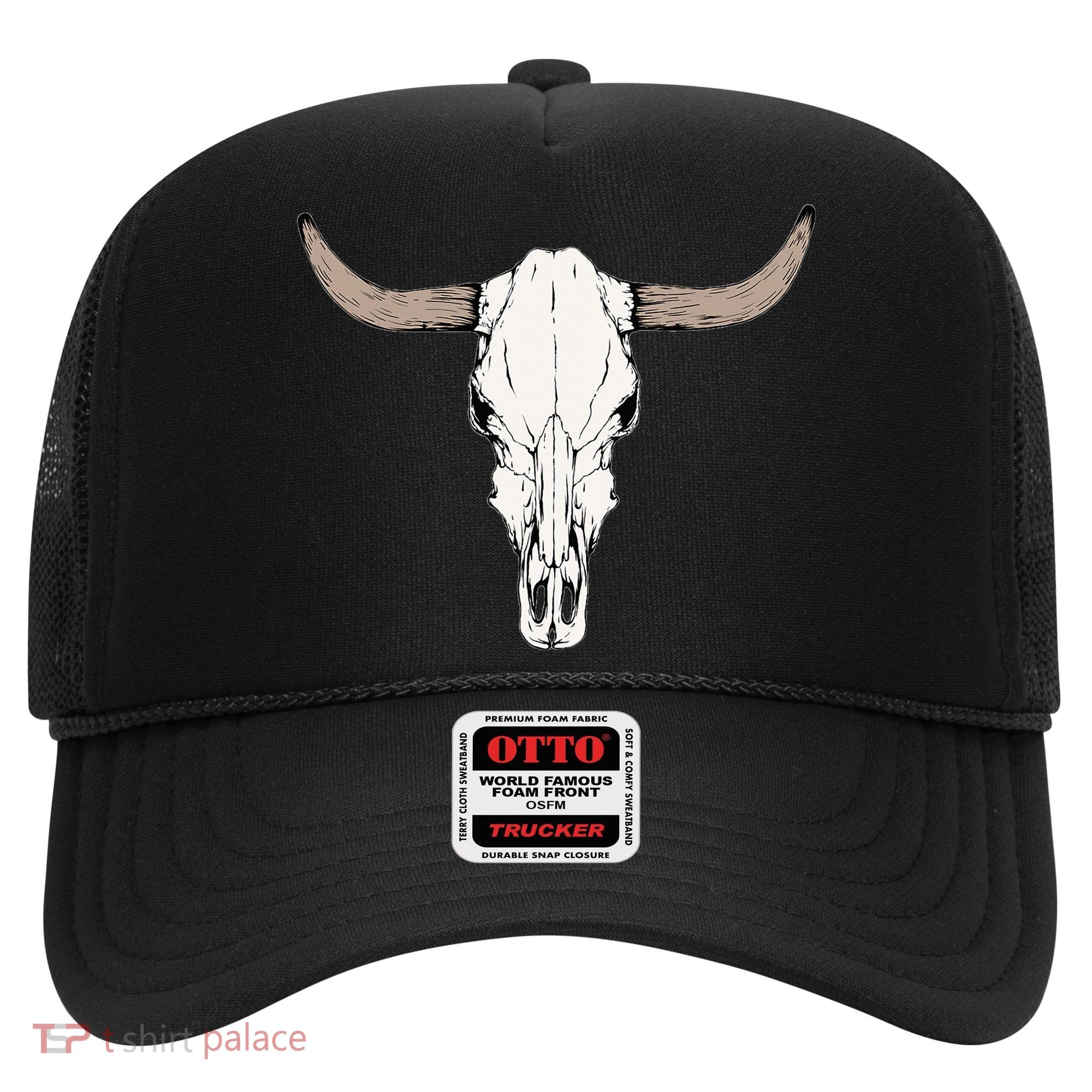 Cow Bull Cattle Skull Head Western Animal Hat