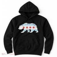 California Bear Chicago Flag Transplant Family Home Hoodie thumb 0