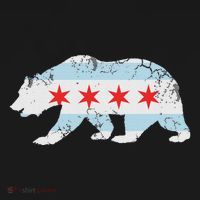 California Bear Chicago Flag Transplant Family Home Apron thumb 3