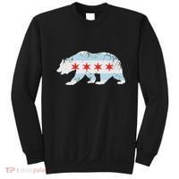 California Bear Chicago Flag Transplant Family Home Sweatshirt thumb 0