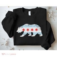 California Bear Chicago Flag Transplant Family Home Sweatshirt thumb 2