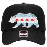 California Bear Chicago Flag Transplant Family Home Hat thumb 0