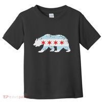 California Bear Chicago Flag Transplant Family Home Toddler T-Shirt thumb 0