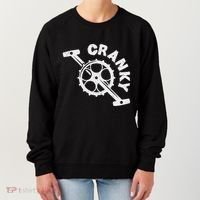 Cranky Bicycle Crank Cool Bike Rider Builder Women's Sweatshirt thumb 0