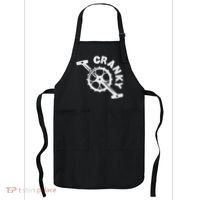 Cranky Bicycle Crank Cool Bike Rider Builder Apron thumb 0