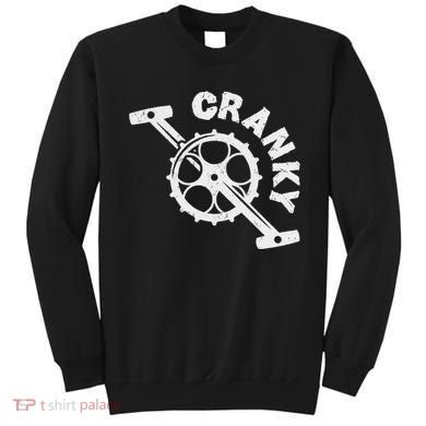 Cranky Bicycle Crank Cool Bike Rider Builder Sweatshirt
