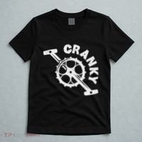 Cranky Bicycle Crank Cool Bike Rider Builder T-Shirt thumb 5