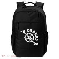 Cranky Bicycle Crank Cool Bike Rider Builder Backpack thumb 0