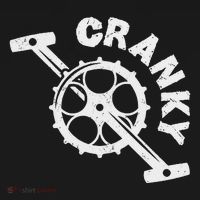 Cranky Bicycle Crank Cool Bike Rider Builder Women's Hoodie thumb 2