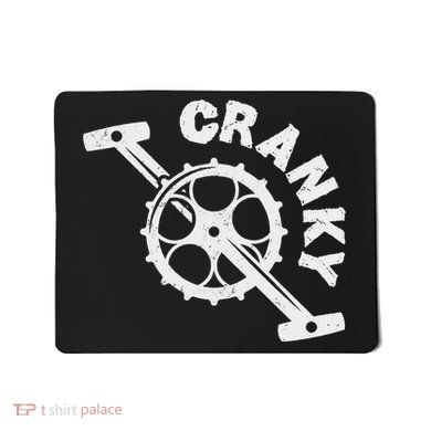 Cranky Bicycle Crank Cool Bike Rider Builder Mousepad