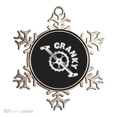 Cranky Bicycle Crank Cool Bike Rider Builder Ornament