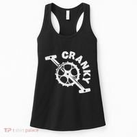 Cranky Bicycle Crank Cool Bike Rider Builder Women's Tank Top thumb 0
