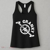 Cranky Bicycle Crank Cool Bike Rider Builder Women's Tank Top thumb 3