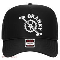 Cranky Bicycle Crank Cool Bike Rider Builder Hat thumb 0