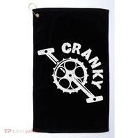 Cranky Bicycle Crank Cool Bike Rider Builder Golf Towel thumb 0
