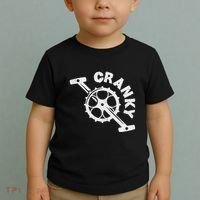 Cranky Bicycle Crank Cool Bike Rider Builder Toddler T-Shirt thumb 2