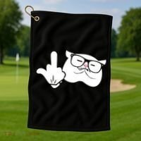 Catturd Birdturd Golf Towel thumb 1
