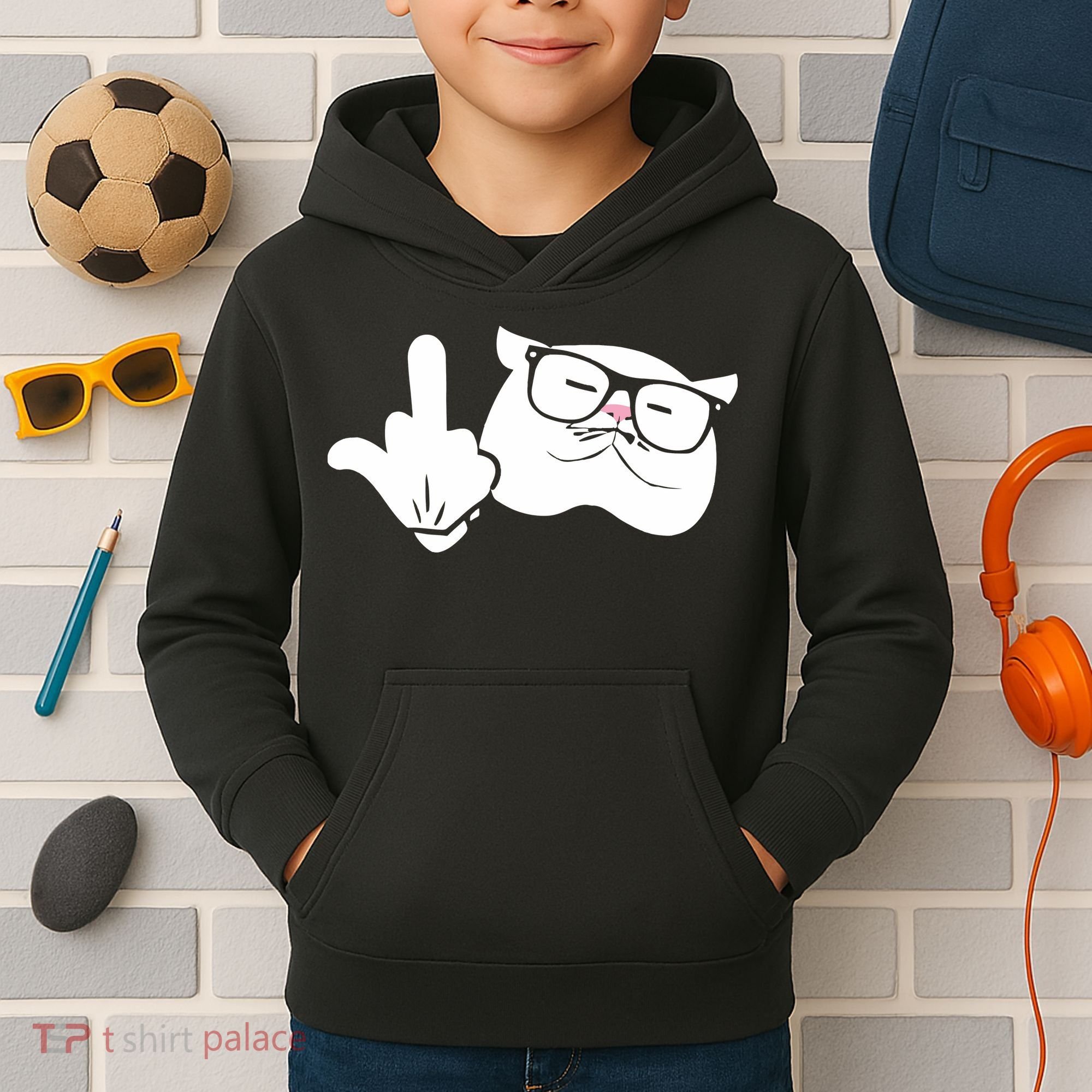 Catturd Birdturd Kids Hoodie
