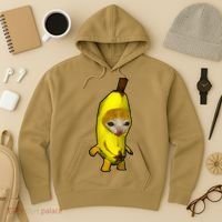 Cute Banana Cat Happy Bananacat Meme Kitty Hoodie thumb 3