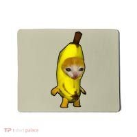 Cute Banana Cat Happy Bananacat Meme Kitty Mousepad thumb 0