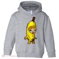 Cute Banana Cat Happy Bananacat Meme Kitty Toddler Hoodie thumb 0
