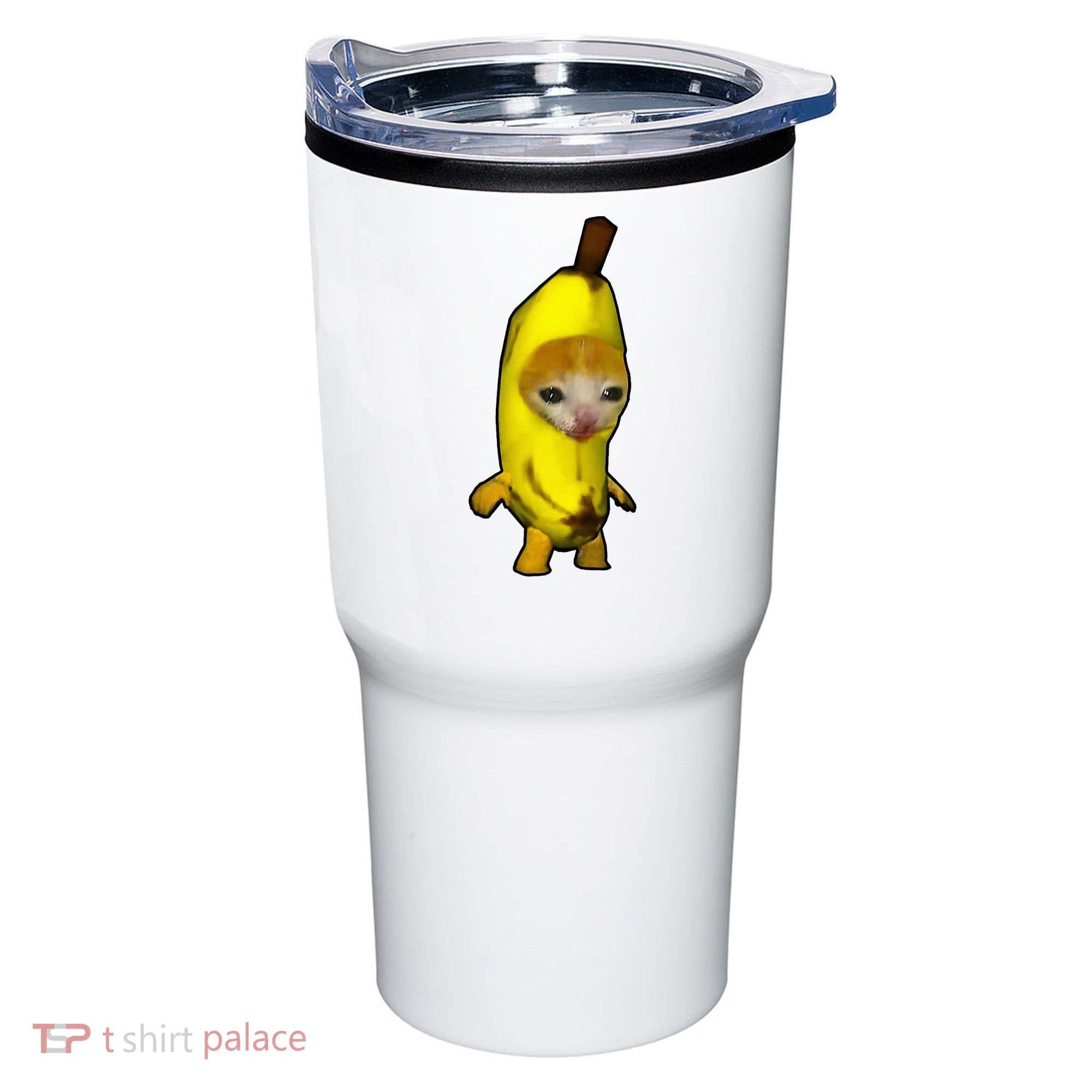 Cute Banana Cat Happy Bananacat Meme Kitty Tumbler
