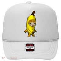 Cute Banana Cat Happy Bananacat Meme Kitty Hat thumb 0