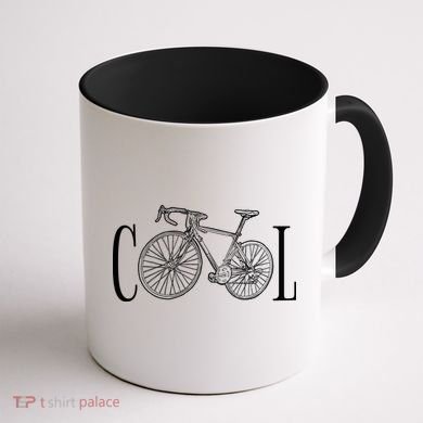 Cool Bicycle Cyclist Gift Coffee Mug back