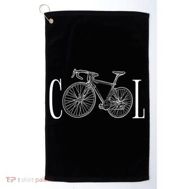 Cool Bicycle Cyclist Gift Golf Towel