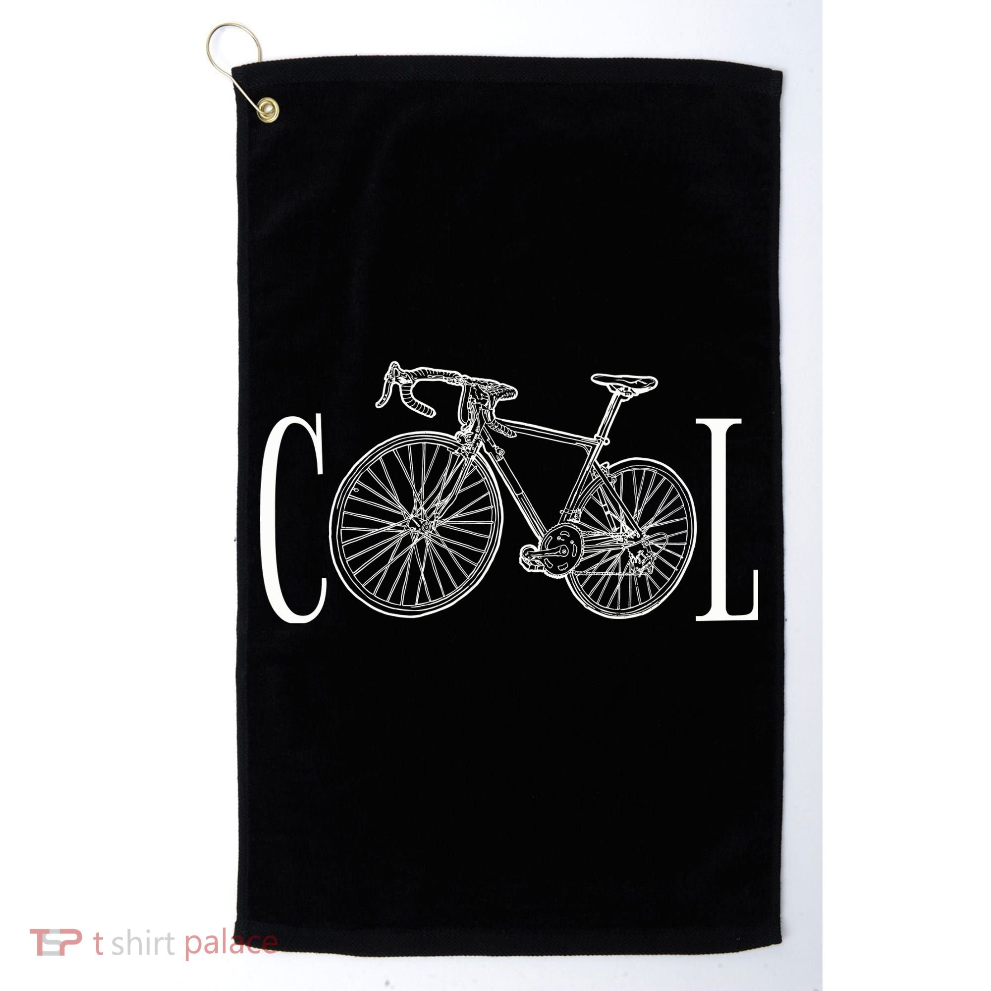 Cool Bicycle Cyclist Gift Golf Towel