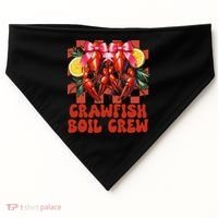 Crawfish Boil Crew Coquette Crawfish Season Cajun Seafood USA-Made Doggie Bandana thumb 0