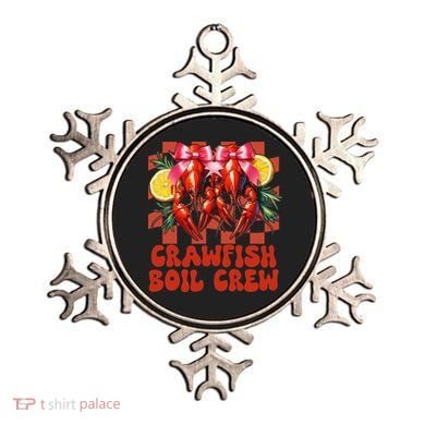 Crawfish Boil Crew Coquette Crawfish Season Cajun Seafood Ornament