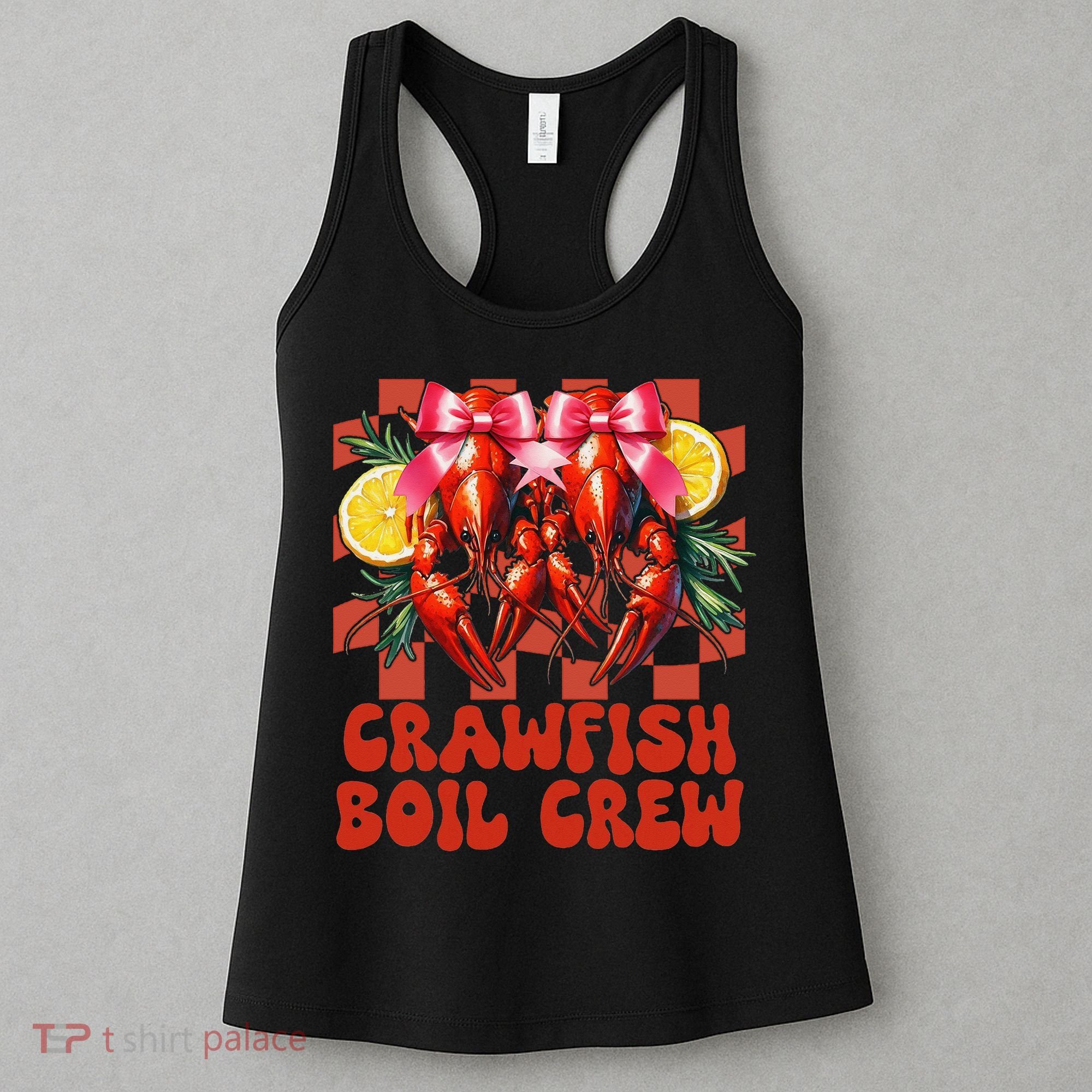 Crawfish Boil Crew Coquette Crawfish Season Cajun Seafood Women's Tank Top
