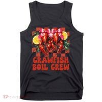 Crawfish Boil Crew Coquette Crawfish Season Cajun Seafood Tank Top thumb 0