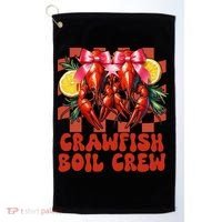 Crawfish Boil Crew Coquette Crawfish Season Cajun Seafood Golf Towel thumb 0