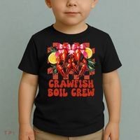 Crawfish Boil Crew Coquette Crawfish Season Cajun Seafood Toddler T-Shirt thumb 2