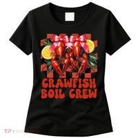 Crawfish Boil Crew Coquette Crawfish Season Cajun Seafood Women's T-Shirt thumb 0